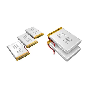 803450 Ultra Slim Pouch Cells 1500mAh Li-Polymer Batteries 3.7V With 500 Cycles Life Span for Adult Products thumbnail-4