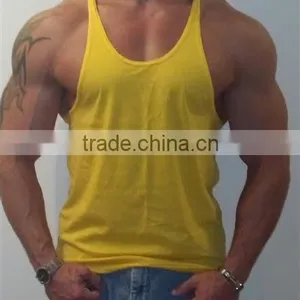 Wholesale Plain Gym Stringer Men's Tank Top In Bulk 2015 / REVENUE SPORTS Gym Stringers / Gym Tank Tops thumbnail-1