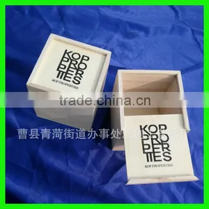 Handmade Unfinished Wooden Tea Box thumbnail-1