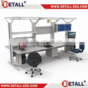 Modular Ergonomic Workstations With Storage Cabinet thumbnail-1