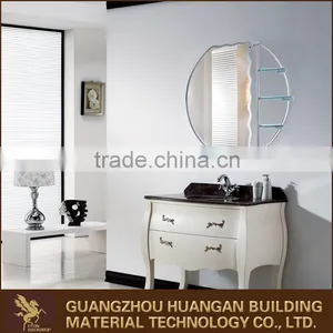 Home Decorative Bathroom Mirror With Stainless Steel Shelf thumbnail-5