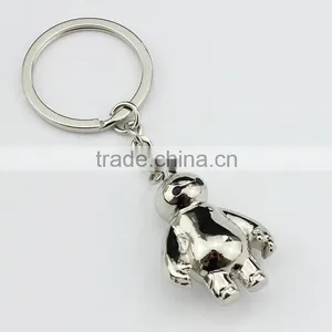 Robot Zinc Alloy Ultra Marines White Doll Pendant Metal Keychain thumbnail-4