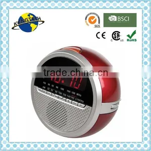 Top Selling LED Display USB Music Playback Alarm Clock Radio thumbnail-1