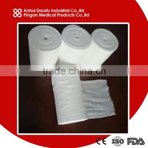 Absorbent 100% Cotton Gauze Roll 40s/26x18 CE ISO FDA thumbnail-1