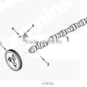 Cummins ISLe Engine Camshaft Assembly 3966430 thumbnail-1