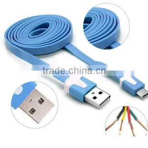 Slim Flat Electric Data Connector Micro USB Cable thumbnail-1