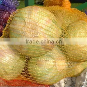 50x80cm Cheap and Good Quality Yellow Hdpe Raschel Mesh Net Bags for Vegetables and Fruits thumbnail-2