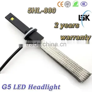 New!!!! IP65 Strong Power 12v-24v Car Led Headlight 880 Use Copper Metal for Excellent Heat Dissipation thumbnail-1
