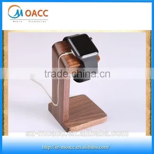 Eco-friendly Natural Wooden Holder for Apple Watch thumbnail-1