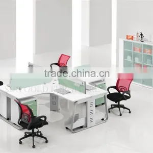 Modern Office Cubicles 4 Person Workstation Desk (SZ-WSB315) thumbnail-5