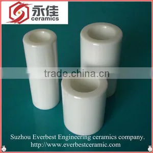 High Strength Polished White Alumina Ceramic Bushing thumbnail-2