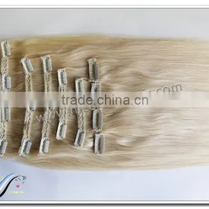 Human Hair Extensions Clip in Hair Extensions for White Women Remy Clip in Hair Extension 220 Grams thumbnail-3