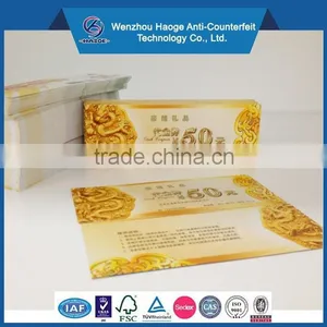 Promotion Voucher Paper With High Quality thumbnail-2