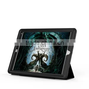 Fashion Design Folding Leather Wake Sleep Function Flip Leather Full Cover Protective Case For IPad Pro TB-0279 thumbnail-1