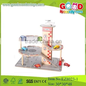 Good Quality Children Educational Play Set Wooden Car Toy Garage Cheap Price Parking Toy Quality Choice thumbnail-2