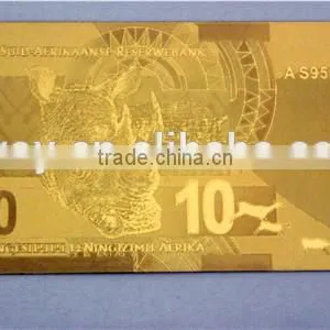 Gold Foil 24k Gold Banknotes Gift and Craft Souvenir Banknotes thumbnail-1