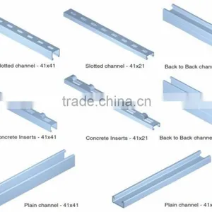 Unistrut 41x21 Slotted Pre-Galvanised Channel Roll Forming Machine thumbnail-1