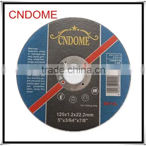 5 Inch Resin Bonded Abrasives Cutting Wheel for Metal and Inox thumbnail-1
