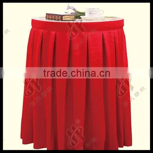 5 Star Hotel Polyester Table Skirt for Wedding Use thumbnail-1