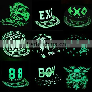 BSH023 Lighting 3D Skull Embroidery Baseball Cap Fashion Sport Hat thumbnail-6