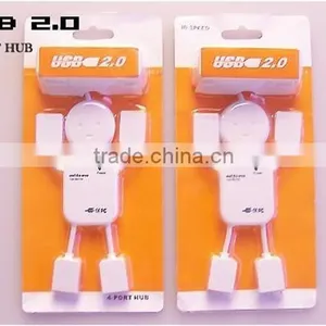 J212 EXW Price Four USB Distributor USB 2.0 Humanoid HUB Usb Splitter Wholesale thumbnail-6