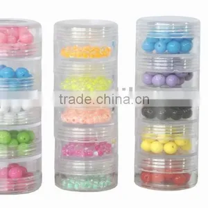 Bead Box and Trays Stackable 4" 5pcs. thumbnail-1