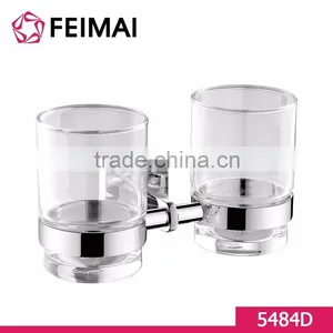 Bathroom Accessories Toothbrush Cup Double Tumbler Holders thumbnail-1