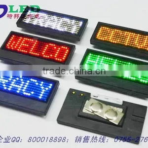 B729 Red Led Name Card,led Car Mini Led Display,car Message Sign thumbnail-3