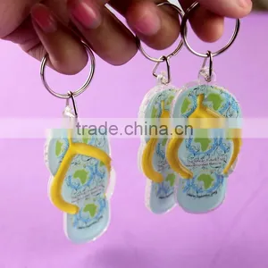 Made in China High Quality Promotional Acrylic Slipper Keychain thumbnail-1