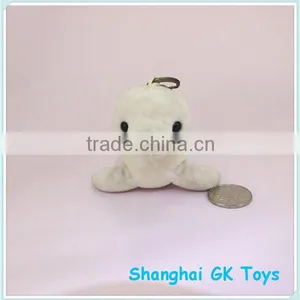 10cm Cute White Plush Seal Keychain thumbnail-1