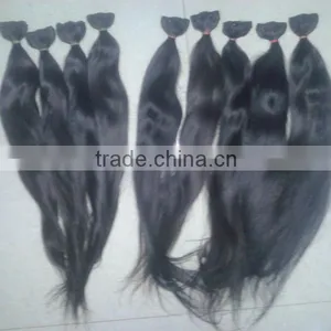 Unprocessed Raw Virgin Indian Hairs, Curly Machine Weft, Curly Hairs, Wavy Straight Hair Weaves thumbnail-1