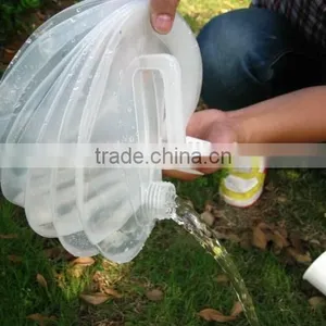 Outdoor Camping Hiking Plastic Folding Bucket thumbnail-3