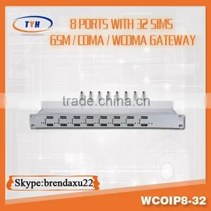 8 Port 32 Sim Cards Gsm/cdma/wcdma Voip Goip Gsm Gateway Call Termianl,wholesale Voip thumbnail-1