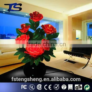 Guangdong Manufacturer Wedding Favor Led Potted Artificial Flower thumbnail-1