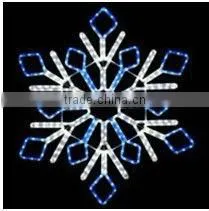 2D LED Christmas Snowflake Motif Light Christmas Decoration Light for Outdoor us thumbnail-2