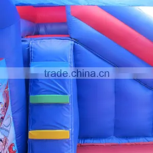 New Design Inflatable Combo Kids Games, Spider Man Bounce Slide for Kids thumbnail-6