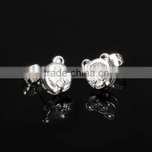 2015 Best Selling Wholesale Fashion Jewelry Austrian Crystal Bear Earring for Women thumbnail-2