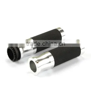 Soto Racing - 22mm Universal Motorcycle CNC Handle Bar / Handlebar Grips Leather and Aluminum Material thumbnail-5