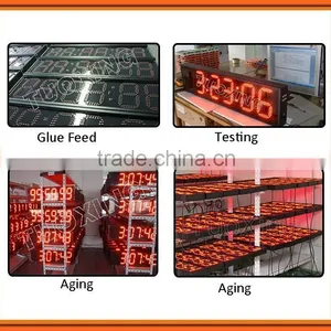 High Quality 6 Inch 6 Digits Led Hourglass Glass Sand Timer thumbnail-6