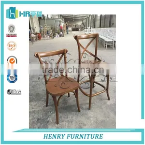Wood Cross Back Wedding And Banquet Chair thumbnail-4