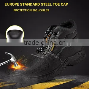 Cheap Leather Safety Shoes With Steel Toe and Steel Plate thumbnail-6
