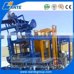 WANTE BRAND Protable QT8-15 Fully Automatic and Multifunctional Block Making Machine Line thumbnail-4