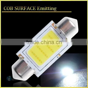 10pcs 31mm Festoon COB Car LED Dome Lights License Plate Lamps Auto Bulbs thumbnail-1