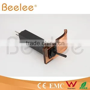 HOT SALE High Arc Balck Orb Antique Brass Glass Waterfall Vessel Faucet QL140421B thumbnail-4