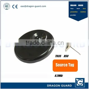 EAS System Accessory Garment Round Security Tag, Anti-theft Clothing Tags, 8.2mhz rf Eas Hard Tag thumbnail-2