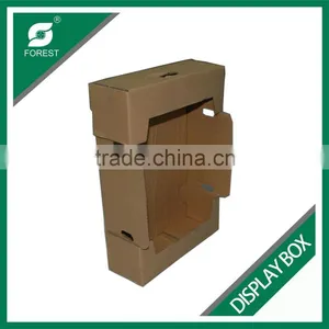 PLAIN DISPLAY BOXES CORRUGATED PACKING DISPLAY BOXES FOR FRUIT CARDBOARD PAPER RETAIL DISPLAY BOXES FOR VEGETABLES thumbnail-4