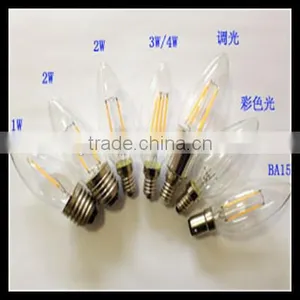 Frosted Candle C35 E14 1W LED Filament Bulb Dimmable 110V-240V thumbnail-3