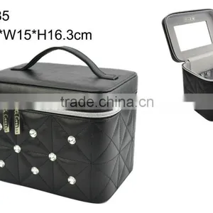 PU Leather With Handle Jewelry Box thumbnail-2