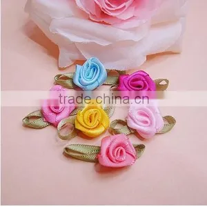Leaf Satin Ribbon Rosettes for Garment thumbnail-2