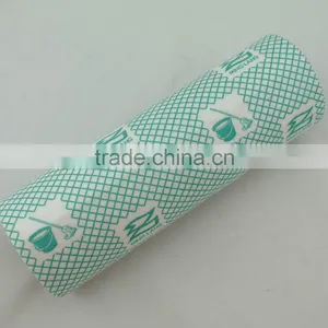 Nonwoven Fabric Printed Floor Wiping Rags Rolls thumbnail-1